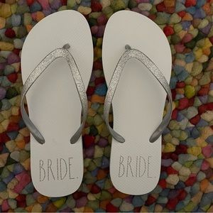 Rae Dunn Bride Flip Flops